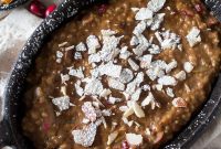 Hearty Cranberry Pear Baked Steel Cut Oats