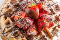Berry Chocolate Bliss Waffles