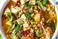 Rustic Italian Vegetable and Pasta Soup