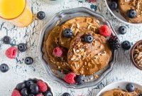 Golden Coconut Espresso Griddlecakes
