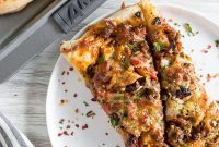 Robust Puttanesca Beef Pizza
