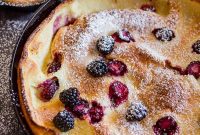 Lemon & Blackberry Puffed Pancake