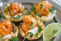Crispy Tequila Lime Shrimp Phyllo Cups