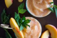 Sweet Peach Tea Bourbon Freeze
