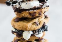 Ultimate Peanut Butter Chocolate Chip Cookie S’mores