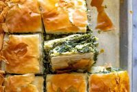 Flaky Greek Spinach and Feta Pie