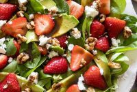 Vibrant Strawberry Spinach Salad