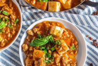 Spicy Minced Pork Mapo Tofu