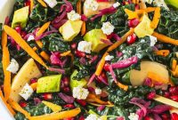 Mediterranean Kale Power Salad: Healthy and Fiber-Packed