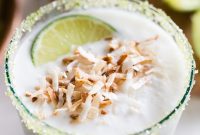 Tropical Coconut Lime Margarita Frost