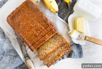 Island Escape Banana Bread with Coconut Rum and Zesty Lime Glaze