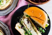 Sweet & Savory Cranberry Pesto Chicken Burgers