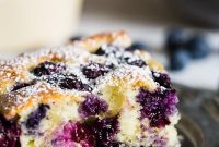 Mediterranean Blueberry Citrus Ricotta Cake
