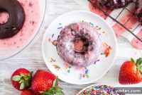 Decadent Chocolate Strawberry Donuts