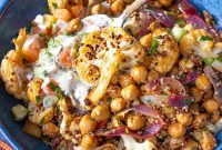 Easy Sheet Pan Cauliflower Shawarma Bowl