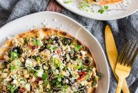 Zesty Mediterranean Tuna Flatbread