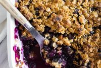 Rustic Rhubarb & Berry Crumble