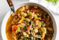 Rustic Italian Sausage, Fennel & White Bean Minestrone