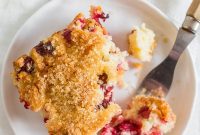 Bright Cranberry Vanilla Buttermilk Cake