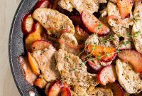 Plum-Glazed Pork Tenderloin Skillet