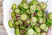 Crisp and Cool Cucumber Salad
