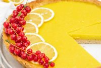 Luscious Vegan Lemon Tart