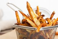 Crispy Air Fryer Garlic Parmesan Fries