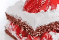 Decadent Vegan Chocolate Strawberry Cake