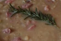 Hearty Rosemary Ham and White Bean Soup