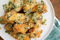 Crispy Air Fryer Garlic Parmesan Wings