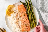 Zesty Lemon Salmon Sheet Pan Dinner