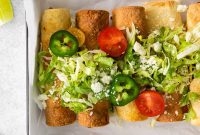Crispy Air Fryer Chicken Taquitos