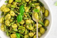 Springtime Pesto Gnocchi with Asparagus