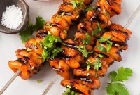 Sweet Heat Chicken Kebabs