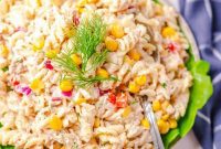 Summertime Tuna Pasta Toss