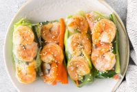 Refreshing Shrimp Garden Rolls