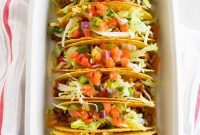 Crispy Baked Beef Tacos