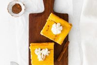 Autumn Pumpkin Cheesecake Squares