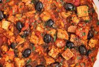 The Forager’s Tofu Cacciatore