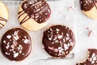 Cool Mint Chocolate Shortbread Delights