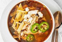 Zesty Instant Pot Chicken Tortilla Soup
