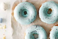 Robin’s Egg Blue Baked Donuts