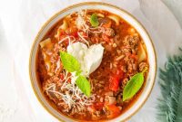 Easy Instant Pot Lasagna Soup