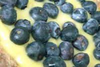 Tangy White Balsamic and Blueberry Custard Tart