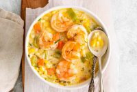 Golden Harvest Shrimp and Corn Chowder