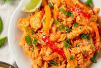 Zesty Skillet Chicken Fajita Pasta