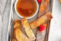 Crispy Air Fryer French Toast Sticks