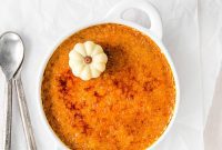Spiced Pumpkin Creme Brulee