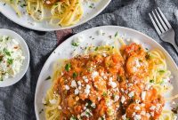 Baked Feta and Shrimp Pasta