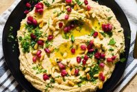 Simple Tahini-Free Hummus